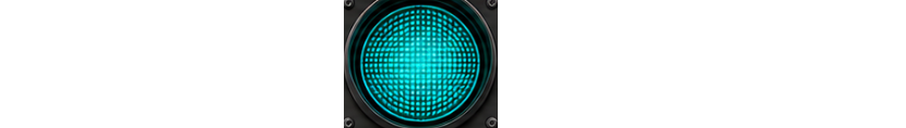 The Japanese go signal shown alone for the reader color exercise.